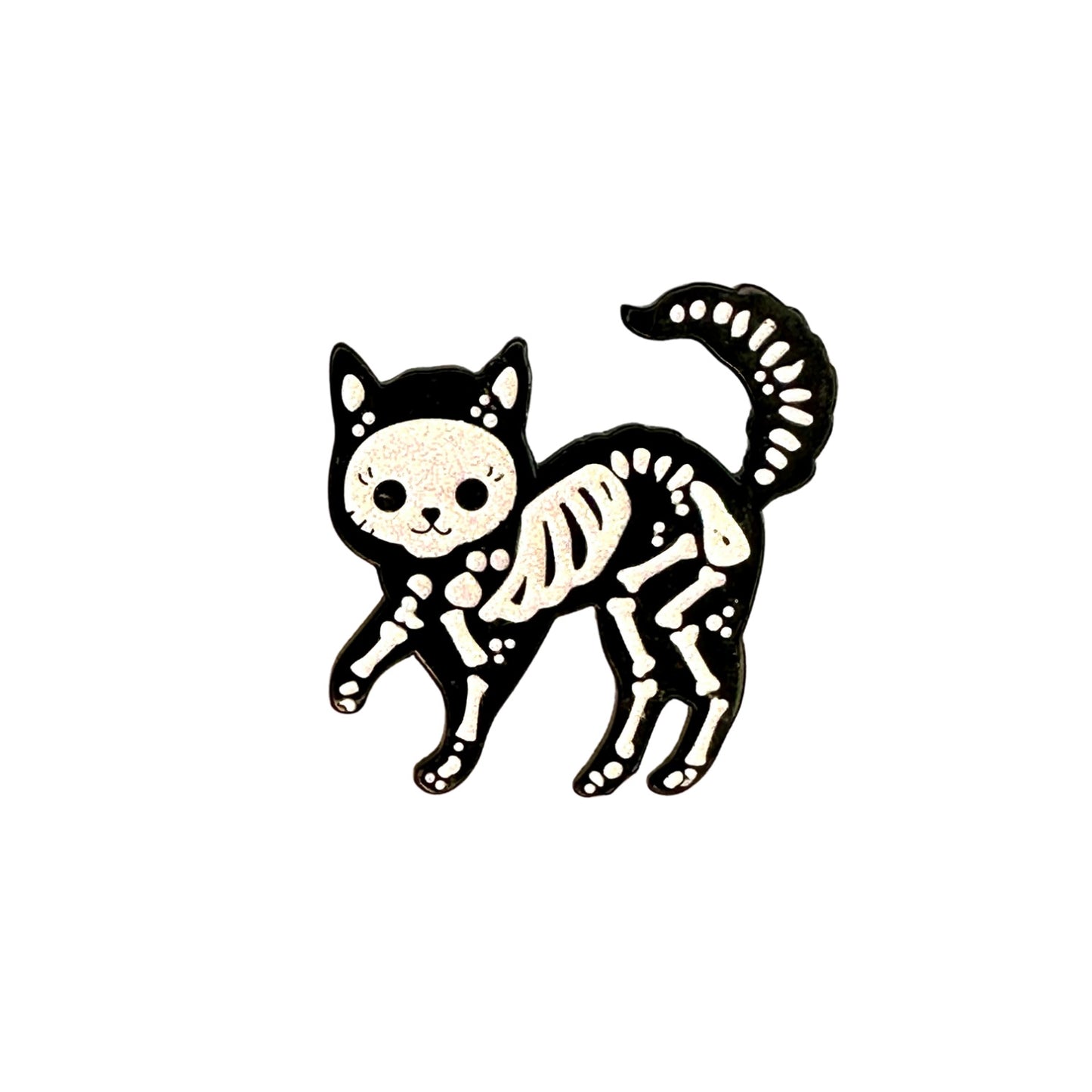 Glittery Kitten Skeleton