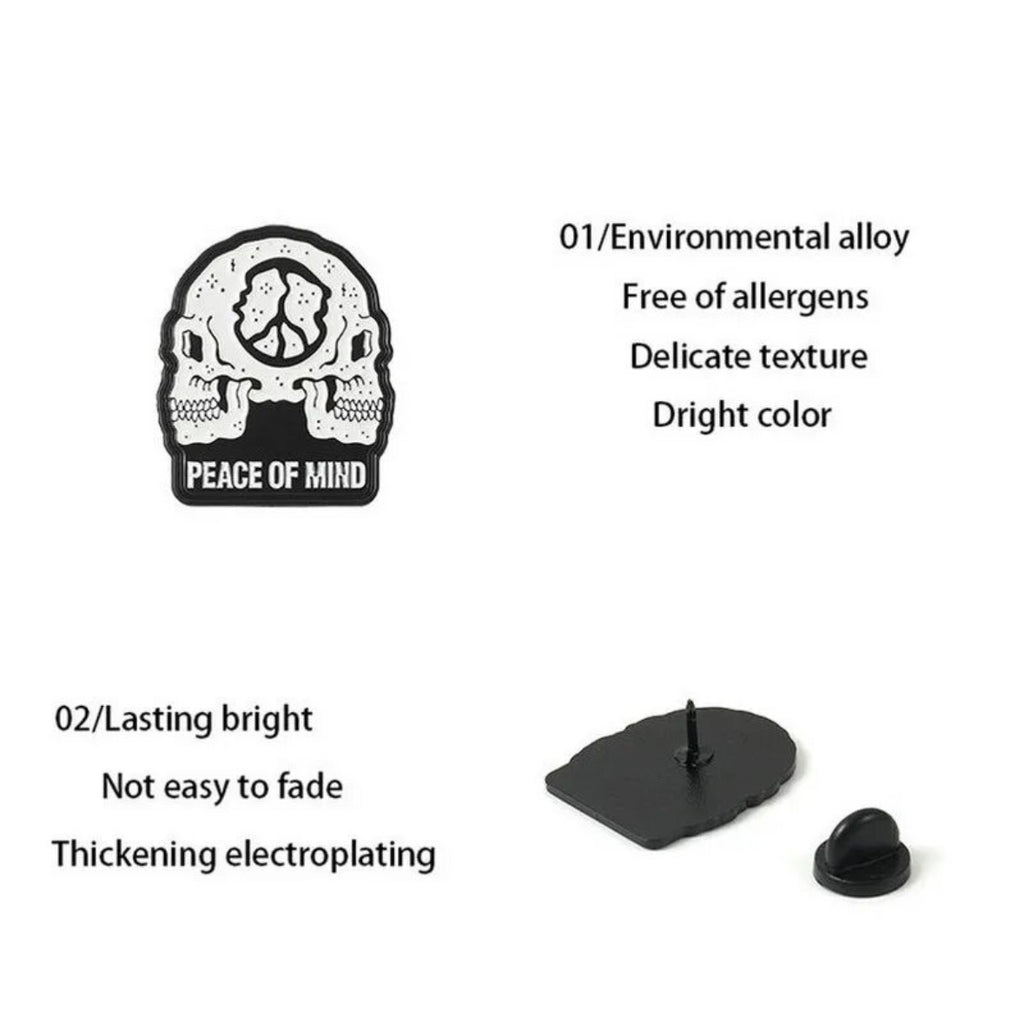 Peace of Mind enamel pin - view 4