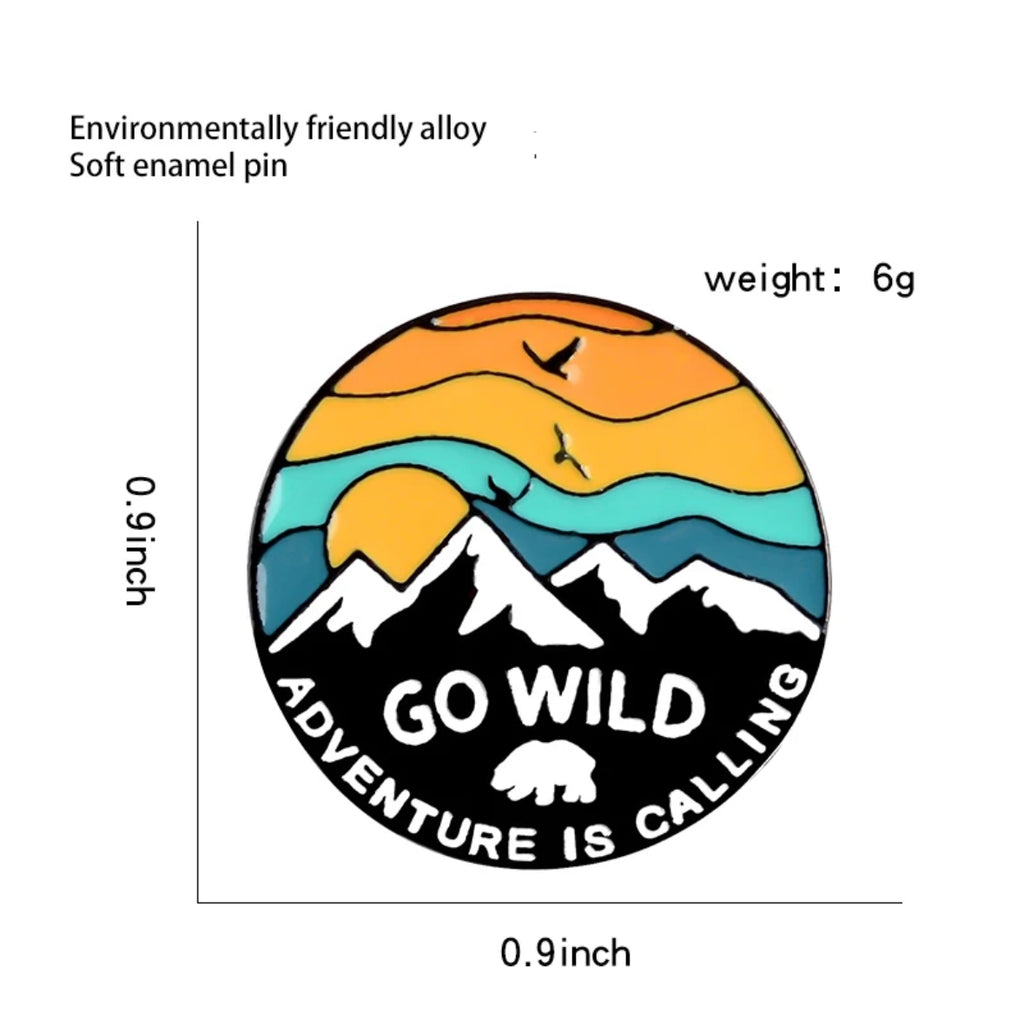Go Wild - Adventure Is Calling enamel pin - view 4