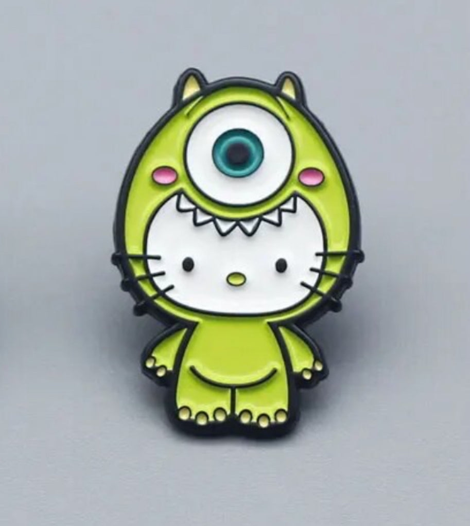 Hello Kitty / Monsters, Inc. enamel pin - view 5