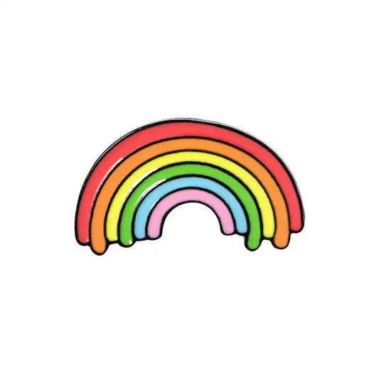 Melting Rainbow enamel pin - view 1