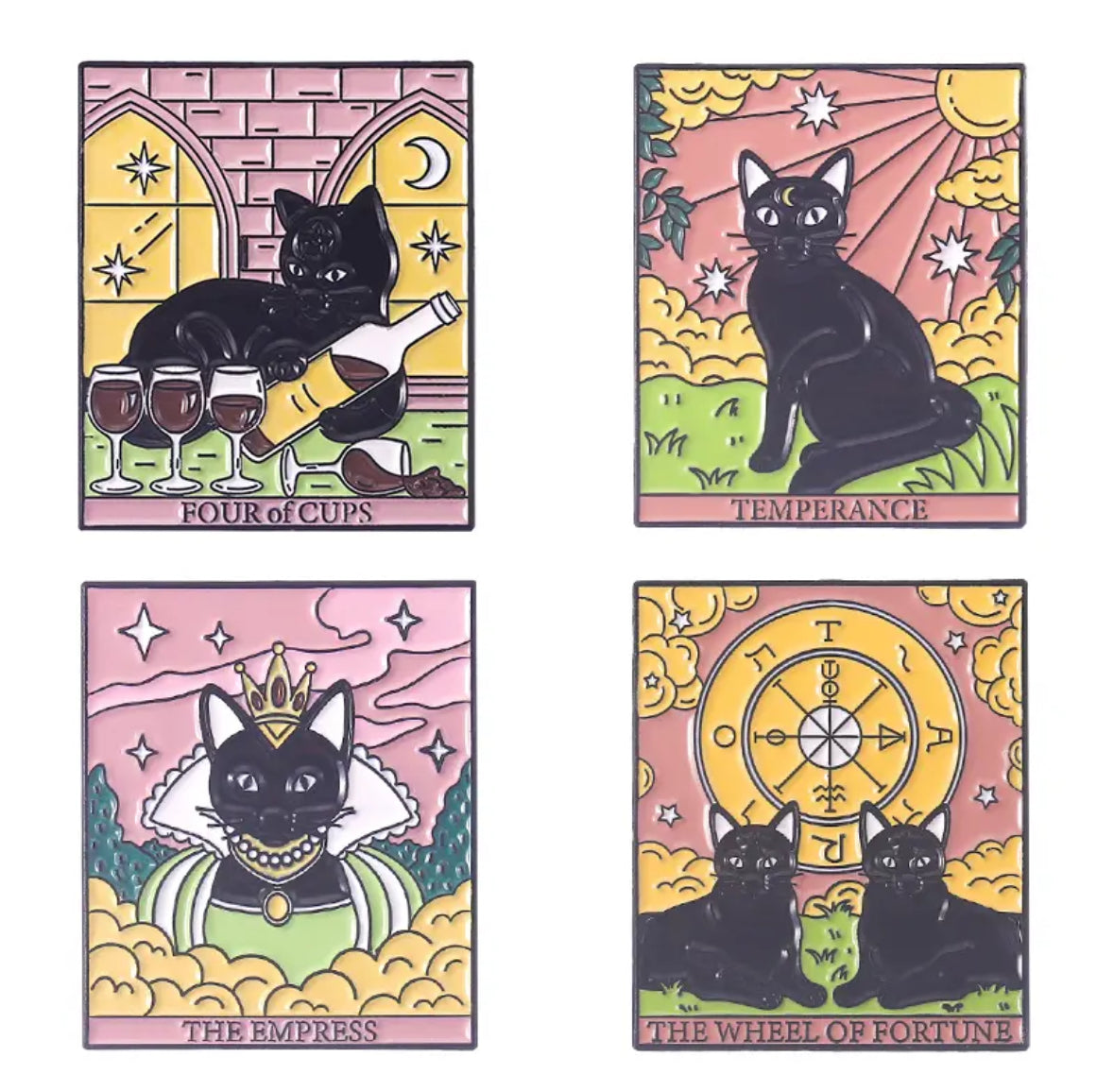 The Cat Tarot Collection enamel pin - view 20