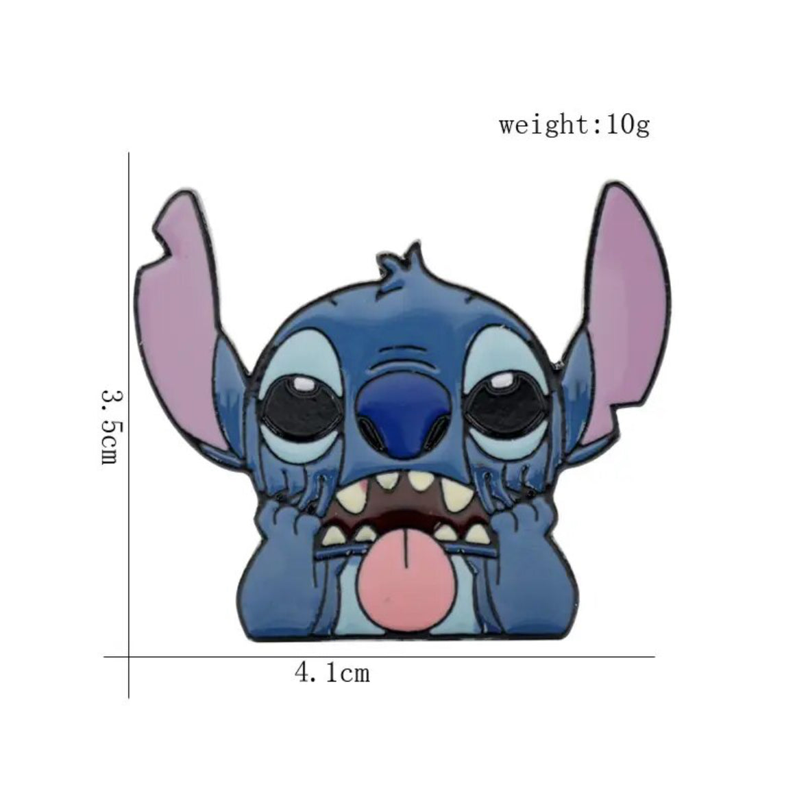 Stitch from Lilo & Stitch enamel pin - view 2