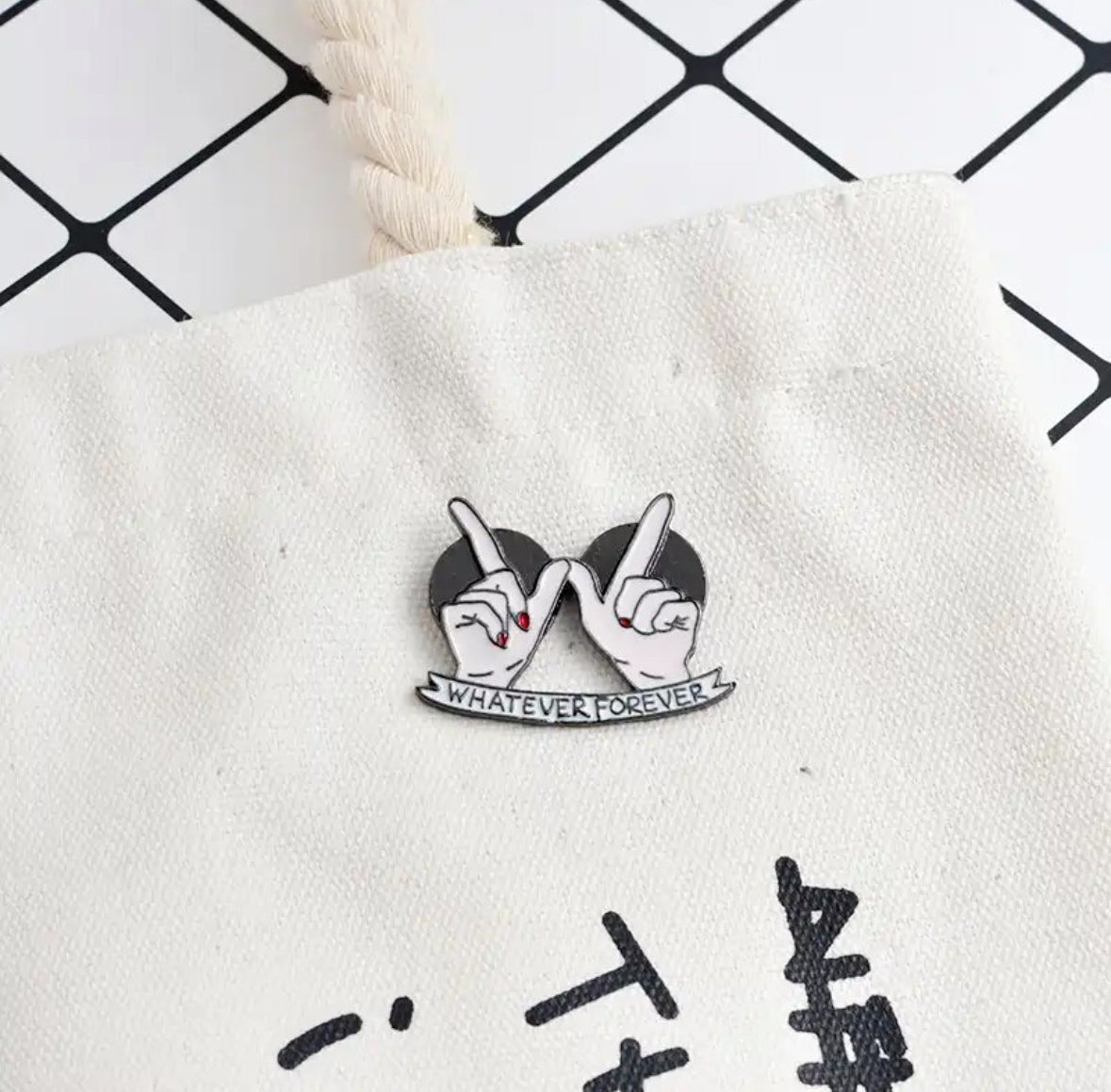 Whatever Forever enamel pin - view 5