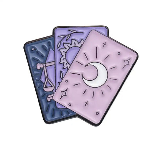 Tarot Card Spread enamel pin - view 1