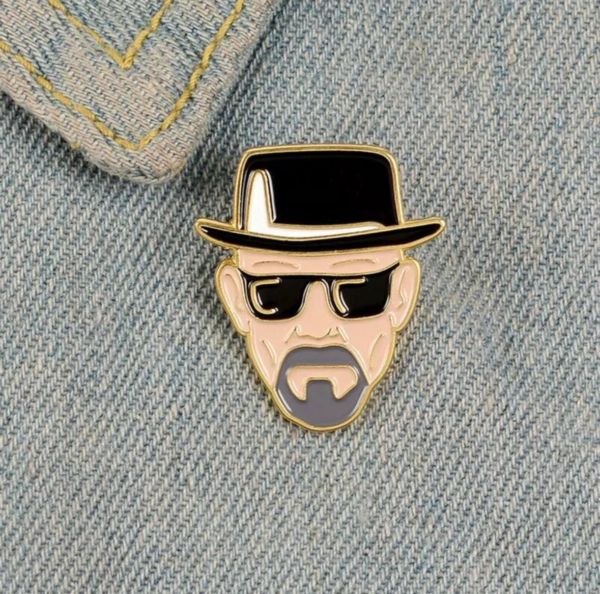 Breaking Bad / Heisenberg enamel pin - view 1