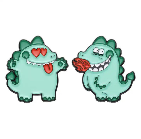 Dragon Lovers enamel pin - view 1