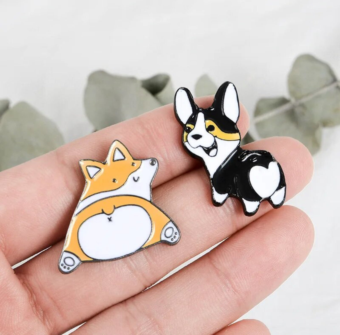 Corgis enamel pin - view 4