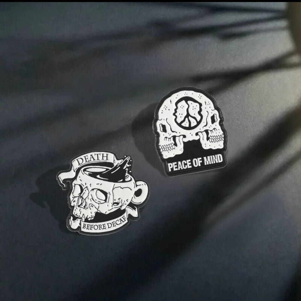 Peace of Mind enamel pin - view 2