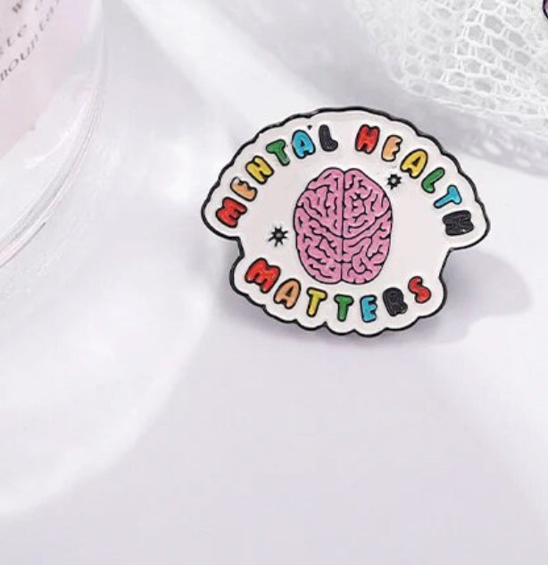Mental Health Matters enamel pin - view 3