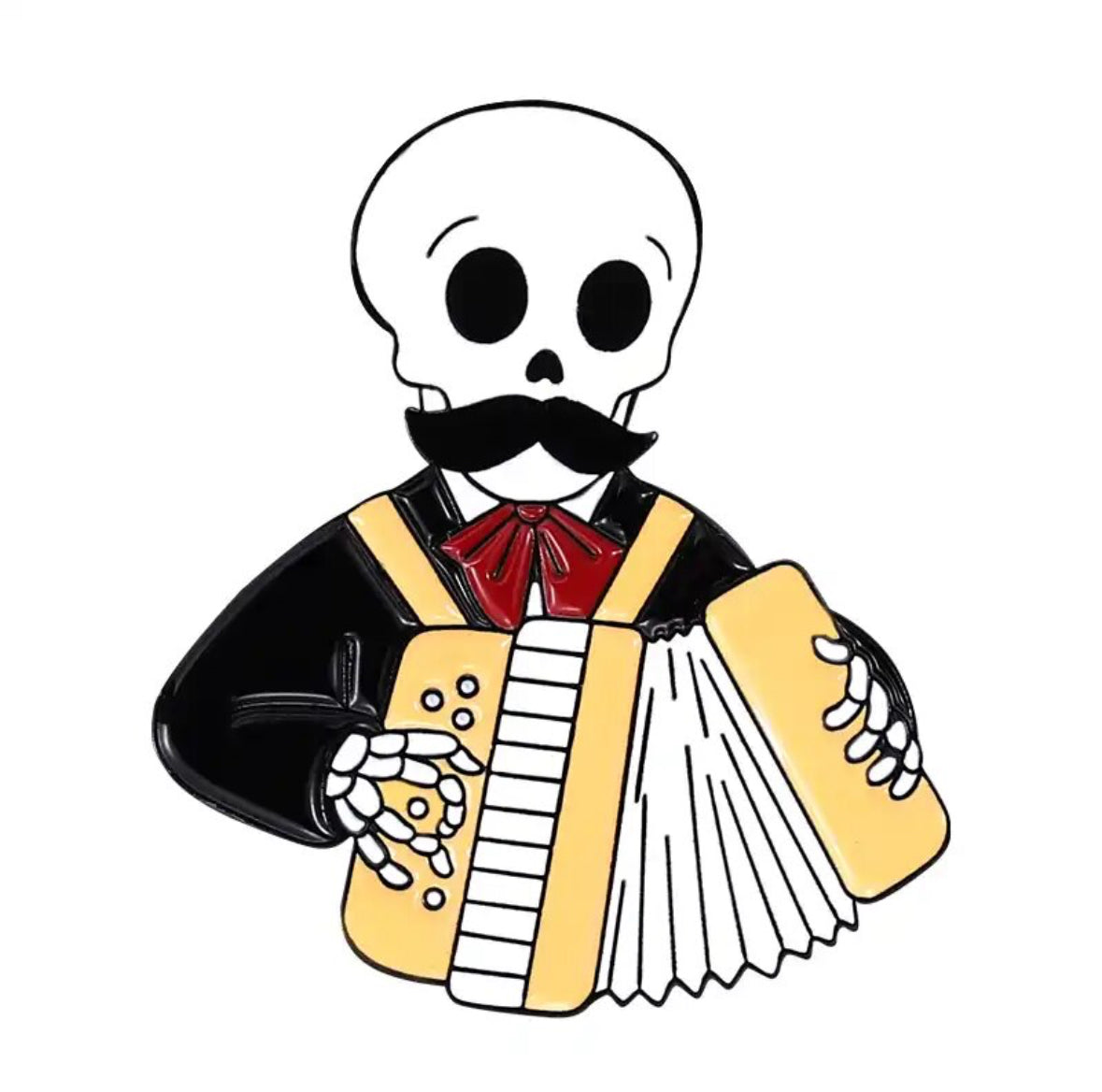 El Dia Del Muerto Music Band enamel pin - view 3