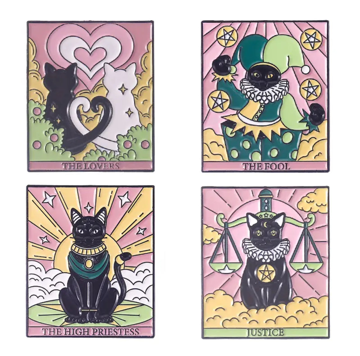 The Cat Tarot Collection enamel pin - view 22