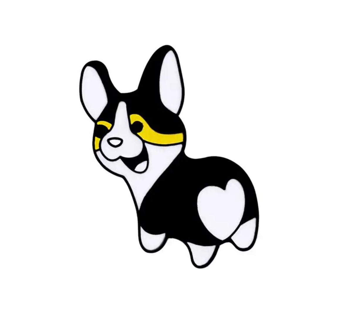 Corgis enamel pin - view 2
