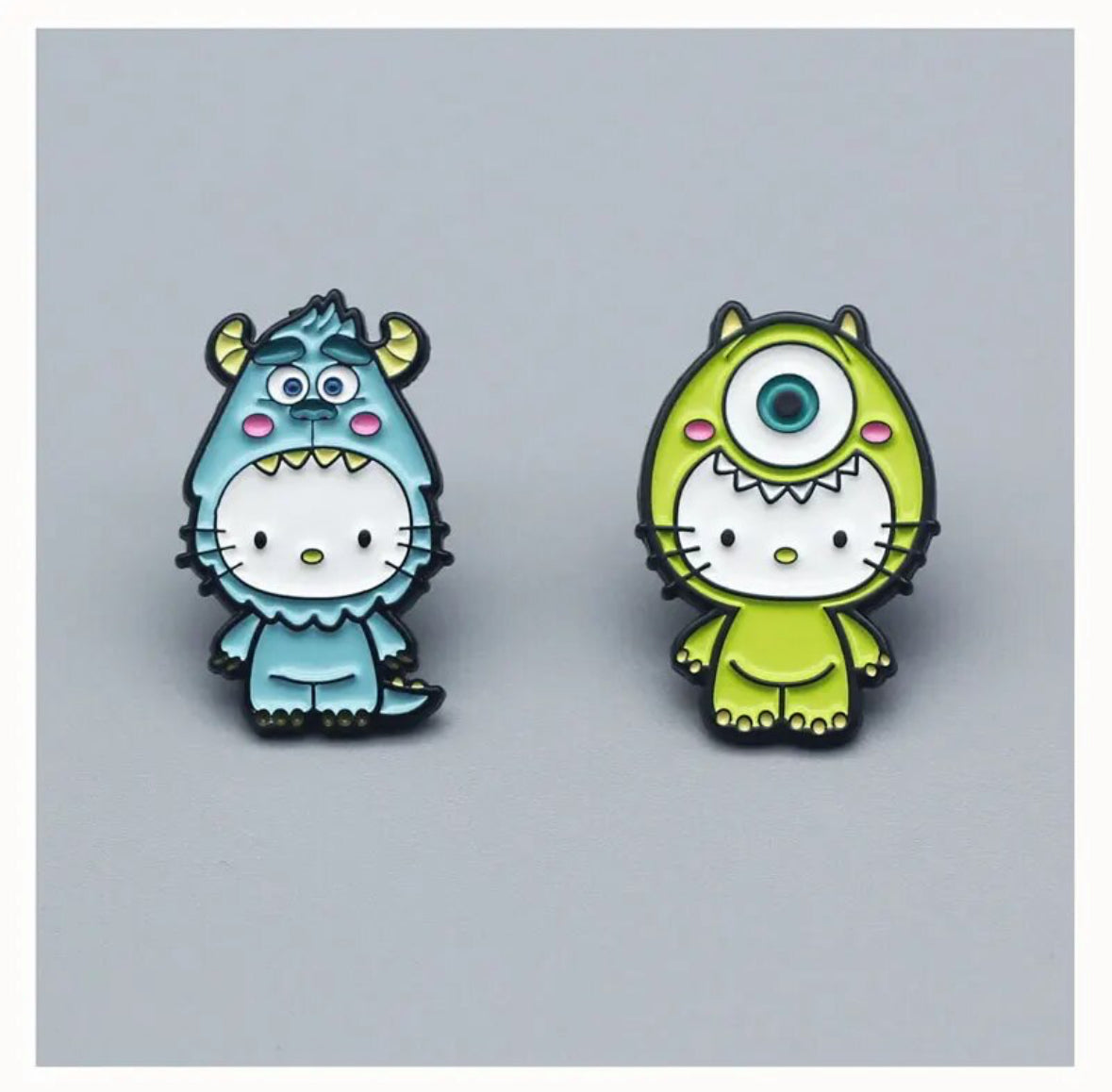 Hello Kitty / Monsters, Inc. enamel pin - view 3