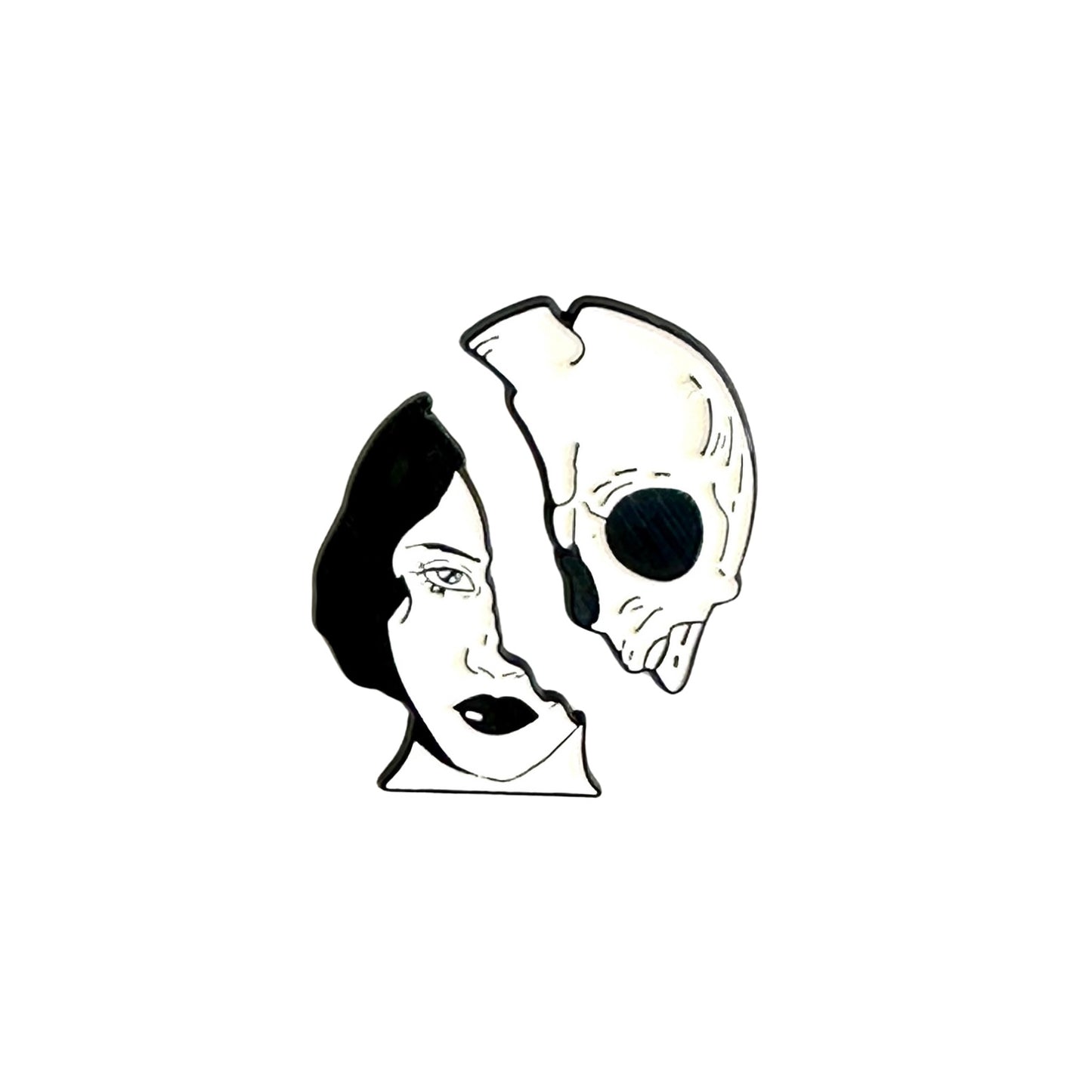Face & Skull - Set of 2 Pins