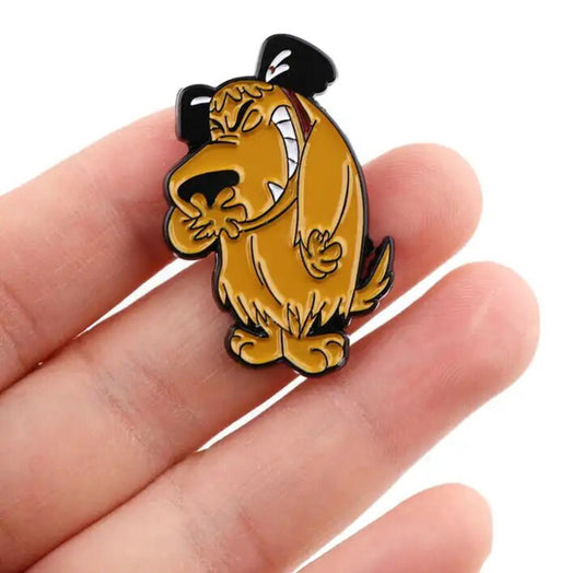 Muttley from the Wacky Races enamel pin - view 1