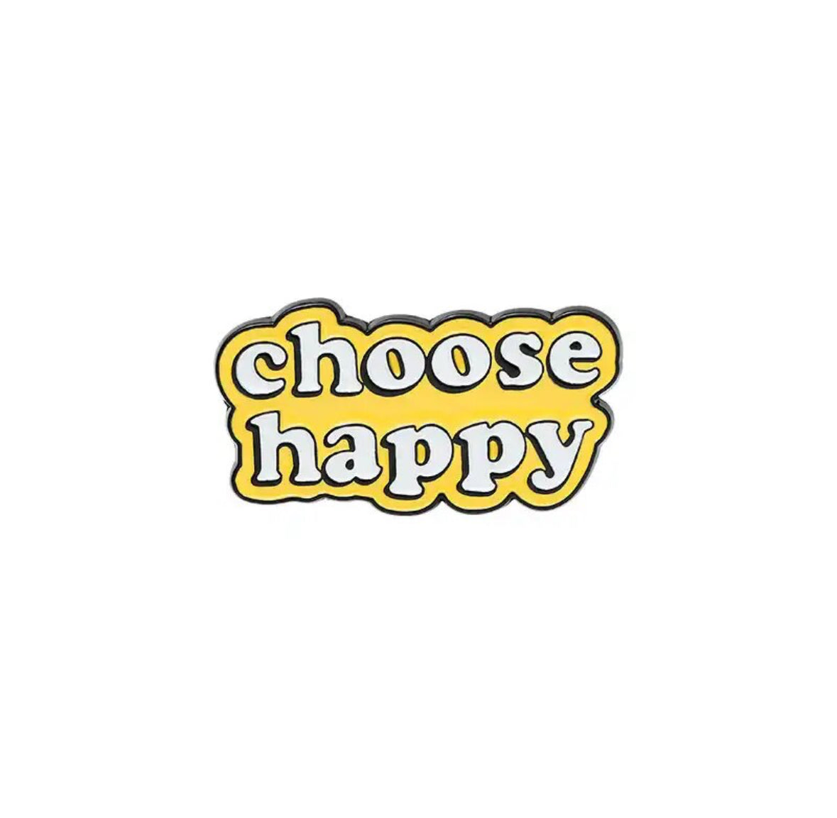 Choose Happy enamel pin - view 2