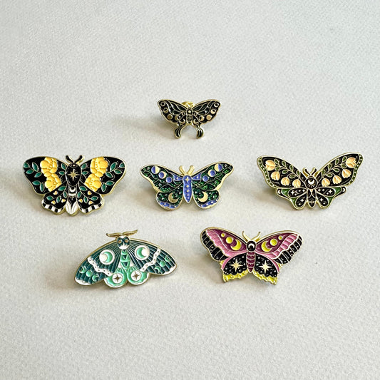 Set of 6 Butterflies
