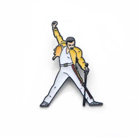 Freddie Mercury / Queen enamel pin - view 1
