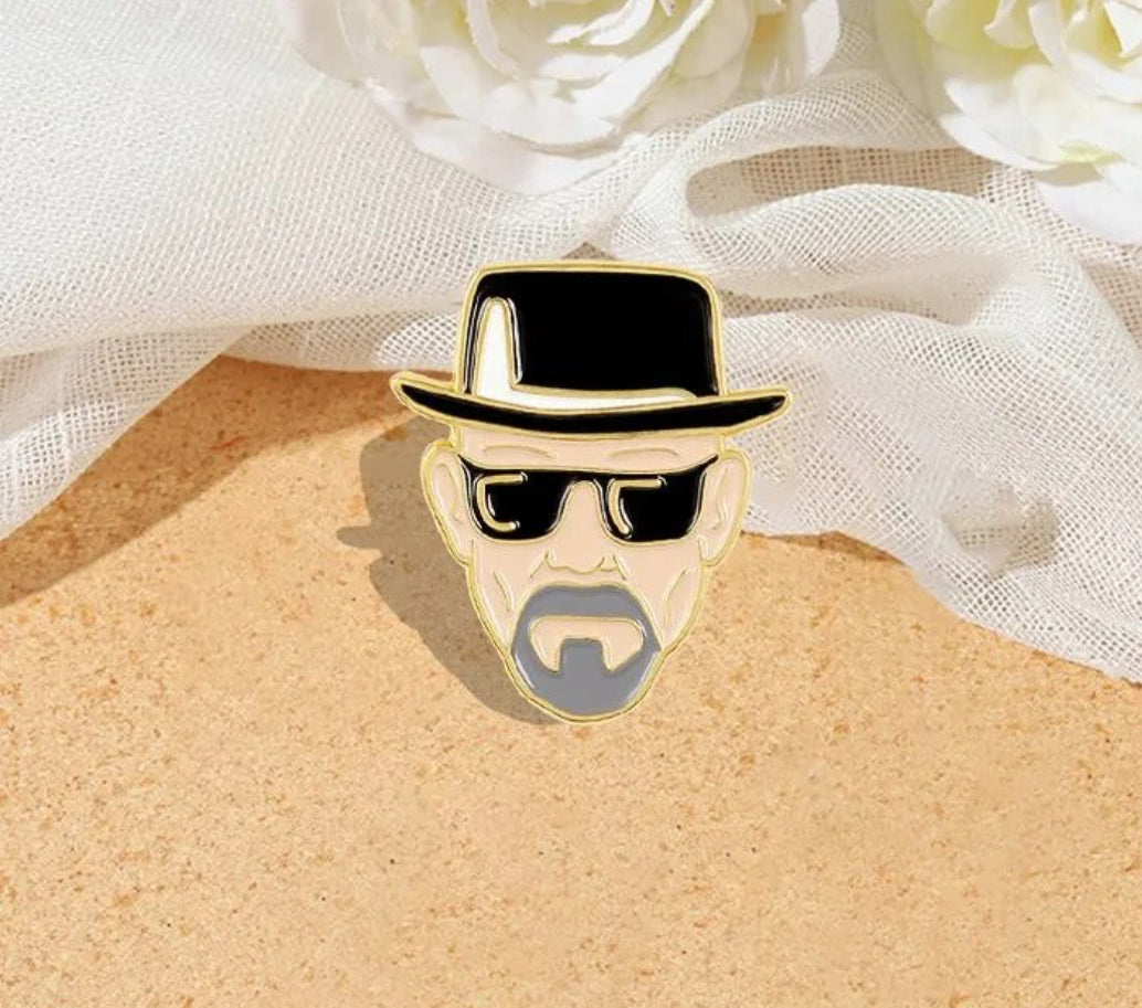 Breaking Bad / Heisenberg enamel pin - view 2