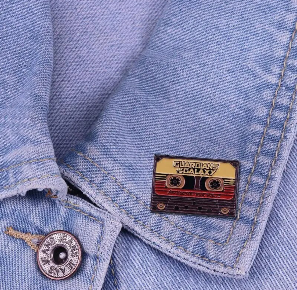 Guardian of the Galaxy Vol 1 Tape enamel pin - view 6