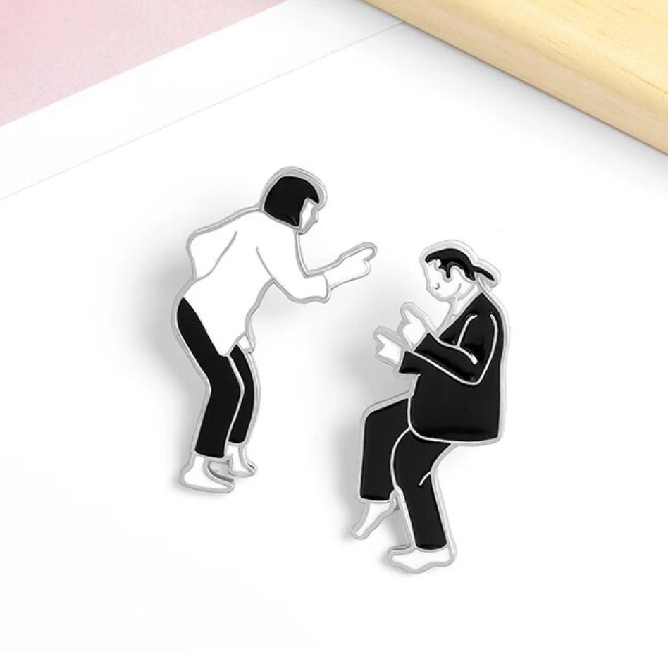 Pulp Fiction enamel pin - view 1