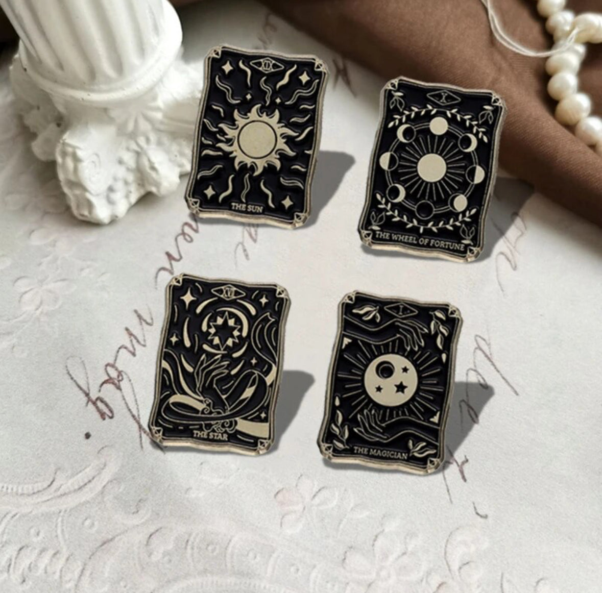 The Black Tarot Collection enamel pin - view 3