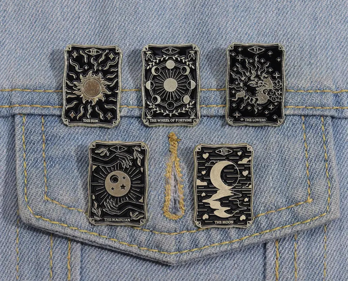 The Black Tarot Collection enamel pin - view 2