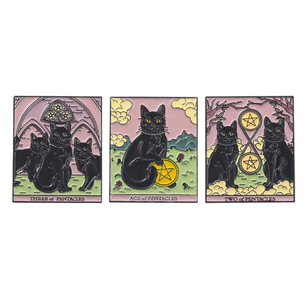 The Cat Tarot Collection enamel pin - view 23