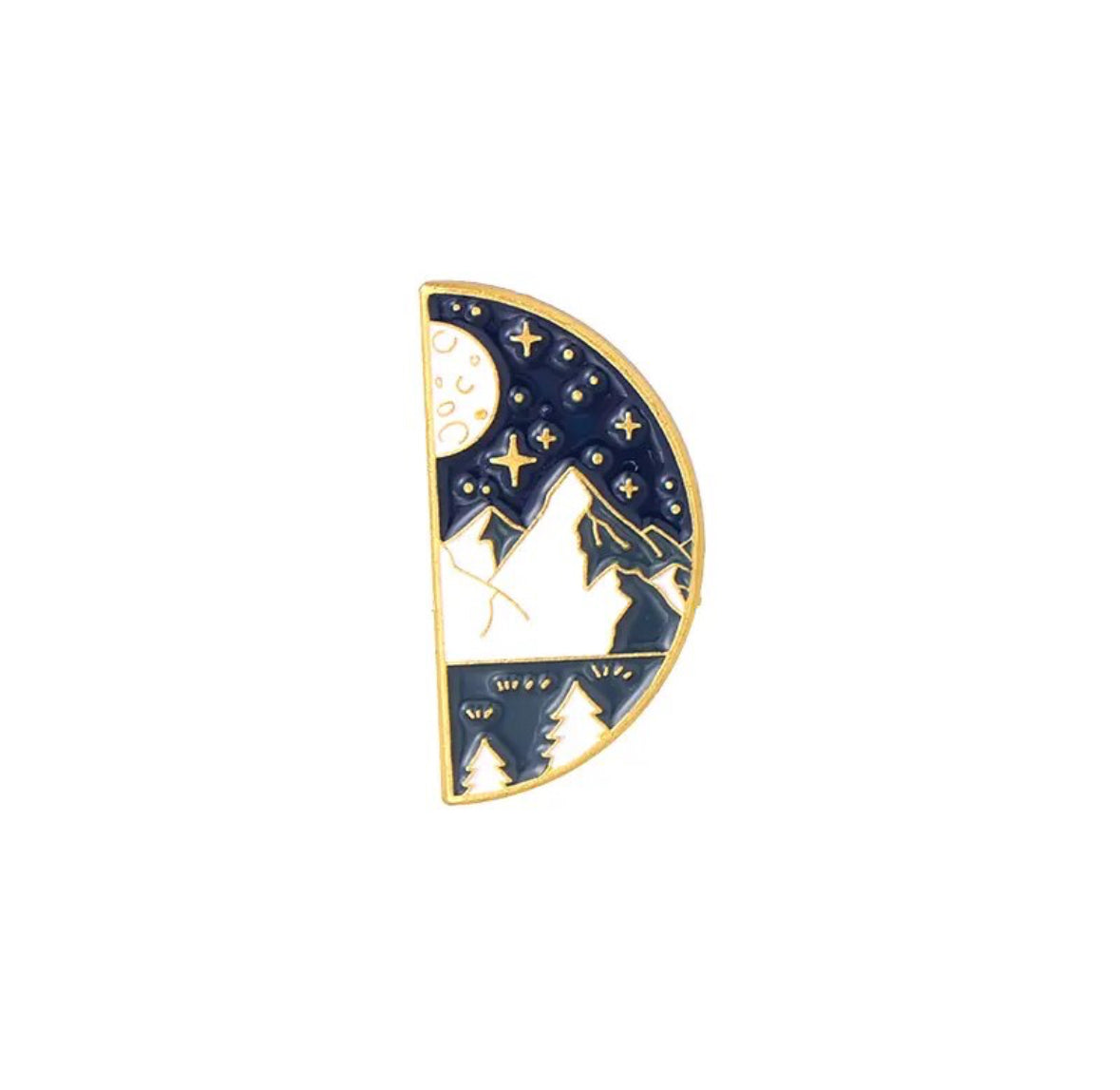 Night & Day Pair enamel pin - view 7