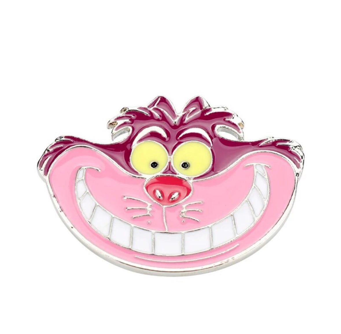 The Cheshire Cat from Alice in Wonderland enamel pin - view 4