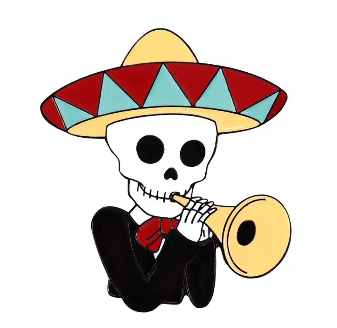 El Dia Del Muerto Music Band enamel pin - view 5