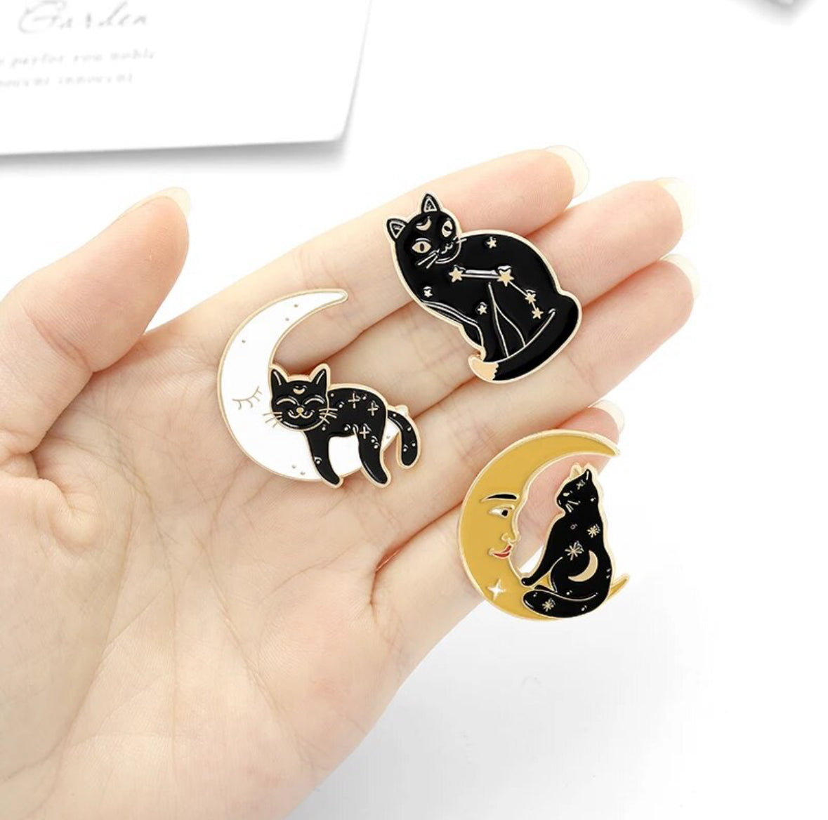 Moons & Cats Collection enamel pin - view 12