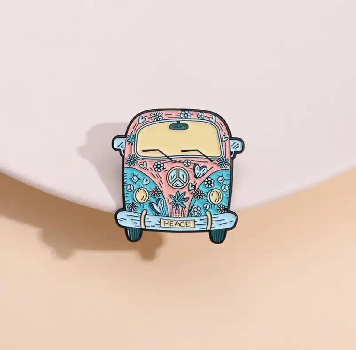 Travel Volkswagen Van enamel pin - view 6