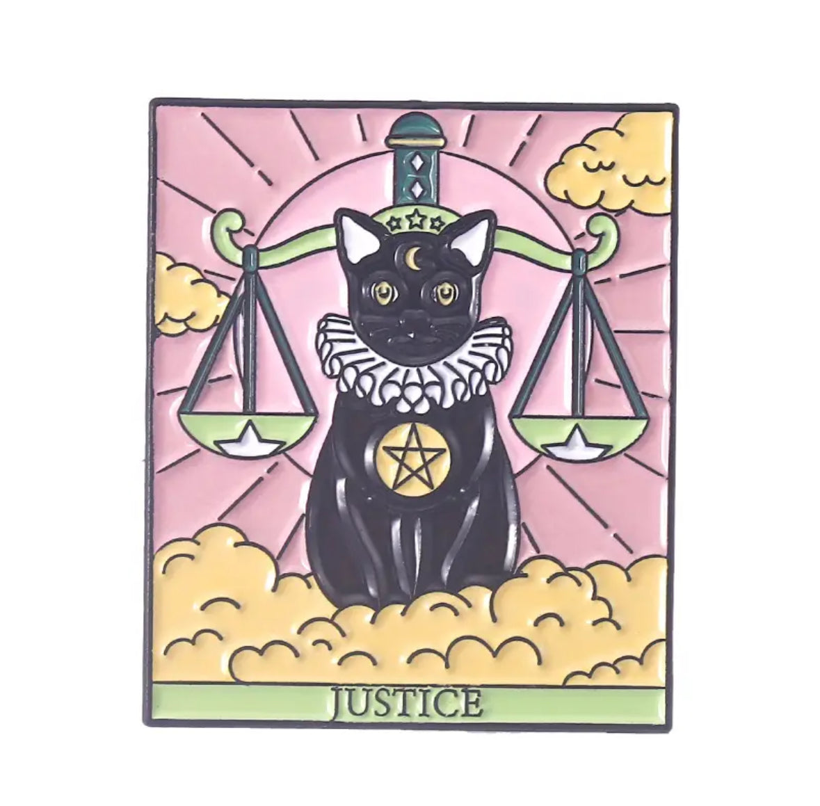 The Cat Tarot Collection enamel pin - view 5