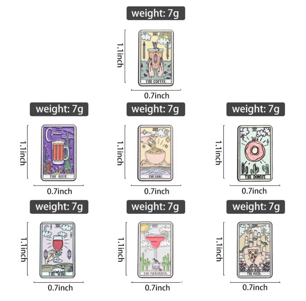 The Fun Tarot Collection enamel pin - view 11