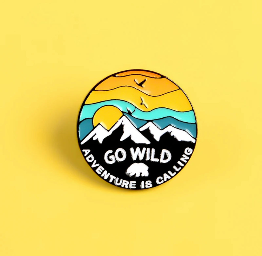 Go Wild - Adventure Is Calling enamel pin - view 3