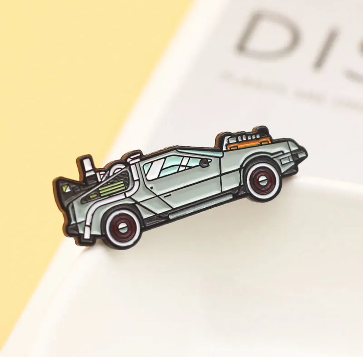 Back to the Future DeLorean enamel pin - view 4