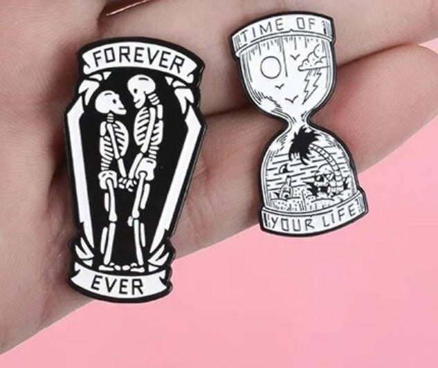 Hourglass - Time of Your Life enamel pin - view 2
