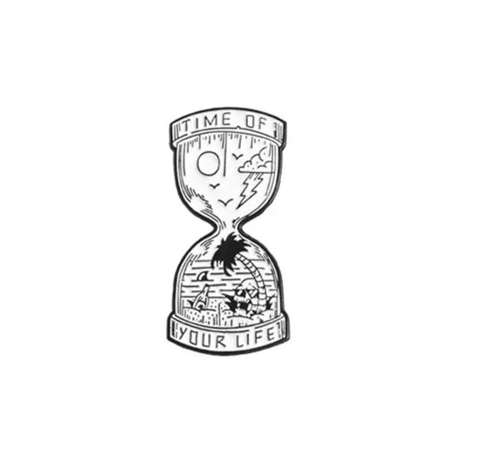 Hourglass - Time of Your Life enamel pin - view 1