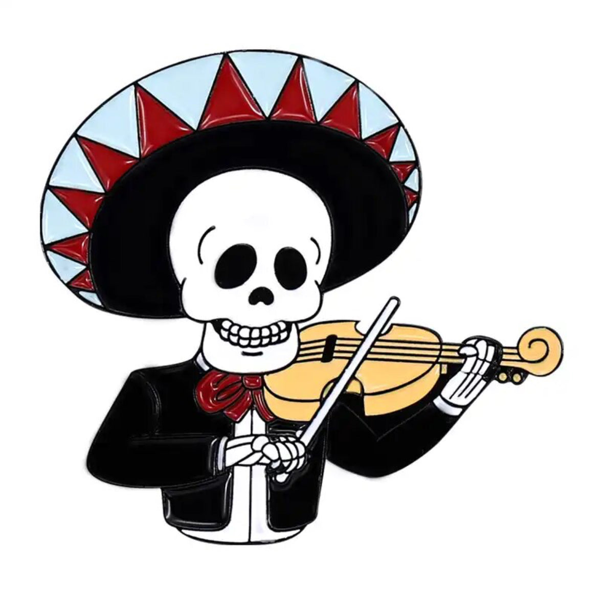 El Dia Del Muerto Music Band enamel pin - view 4