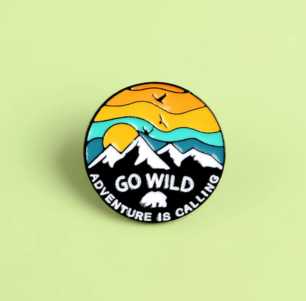 Go Wild - Adventure Is Calling enamel pin - view 1