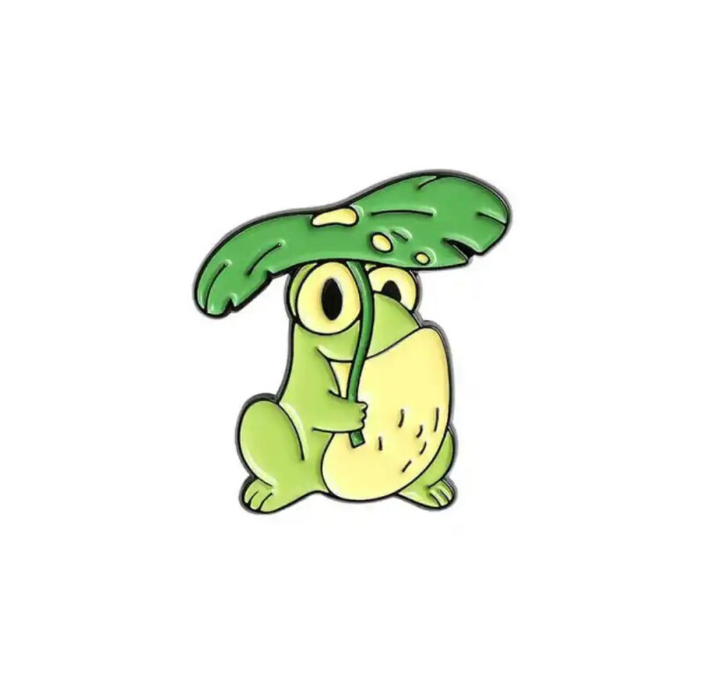 Cute Frogs Collection enamel pin - view 5