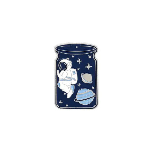 Astronaut in a Jar enamel pin - view 1