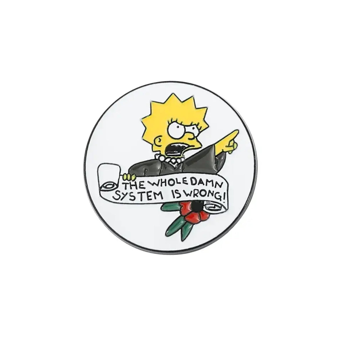 The Simpsons / Lisa enamel pin - view 2