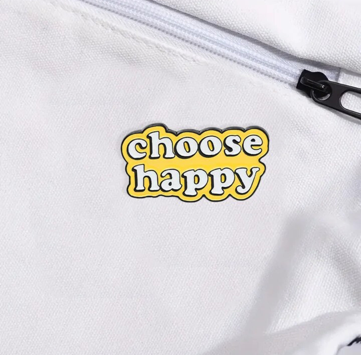 Choose Happy enamel pin - view 3
