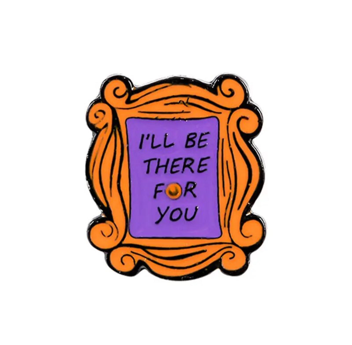 F.R.I.E.N.D.S Door Photo Frame enamel pin - view 1