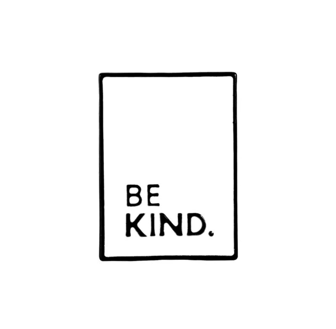 Be a Nice Human & Be Kind enamel pin - view 6