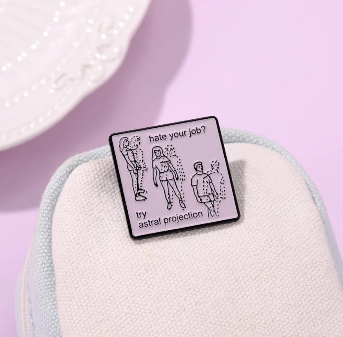 Astral Projection enamel pin - view 3