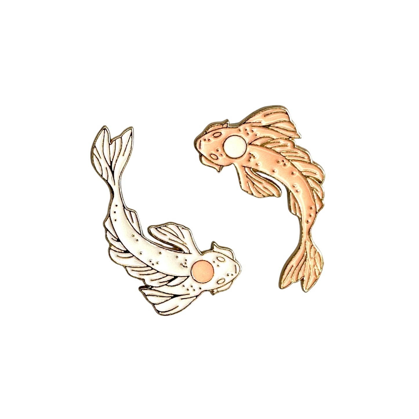 Yin & Yang Set of 2 Coy Fish